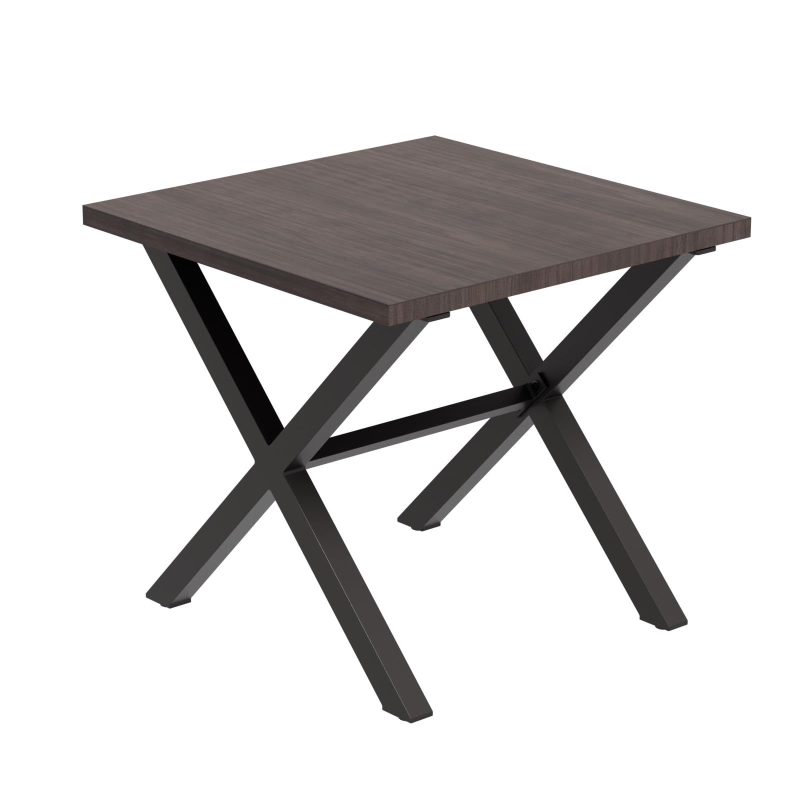 COOS BAY Lanai Chic Outdoor Side Table, Square Patio End Table, Outdoor Metal Coffee Table for Balcony, Deck, Garden, Black - Image 8